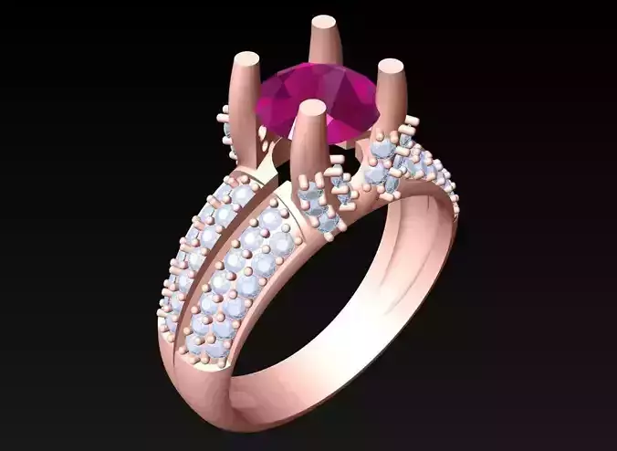 Diamond Ring - Womens Rings - N519