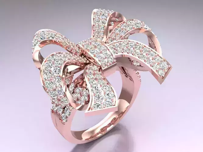 Bow Tie Ring - Womens Rings - N528