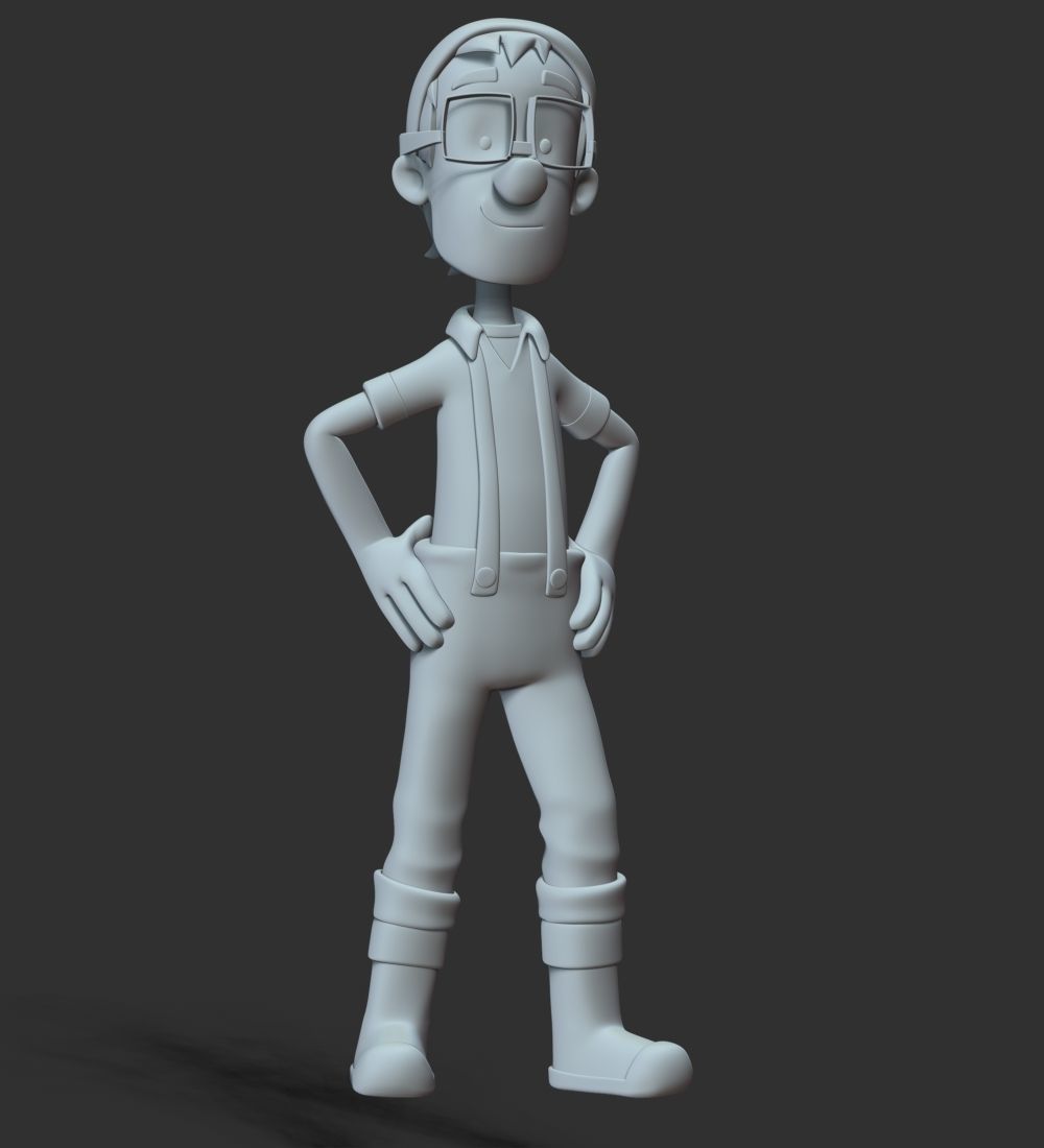 Captain Turbot 3D print model_9