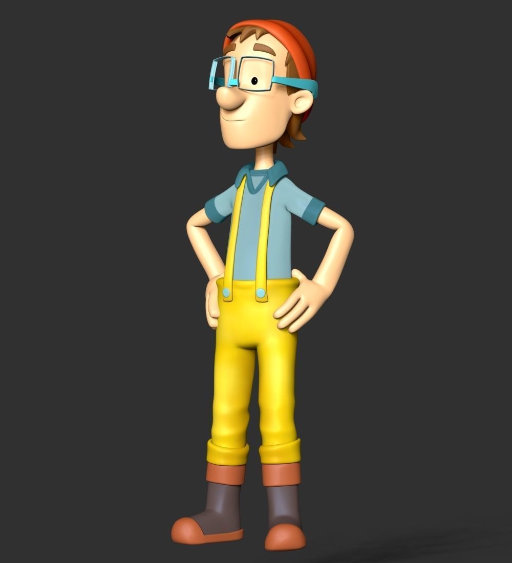 Captain Turbot 3D print model_2