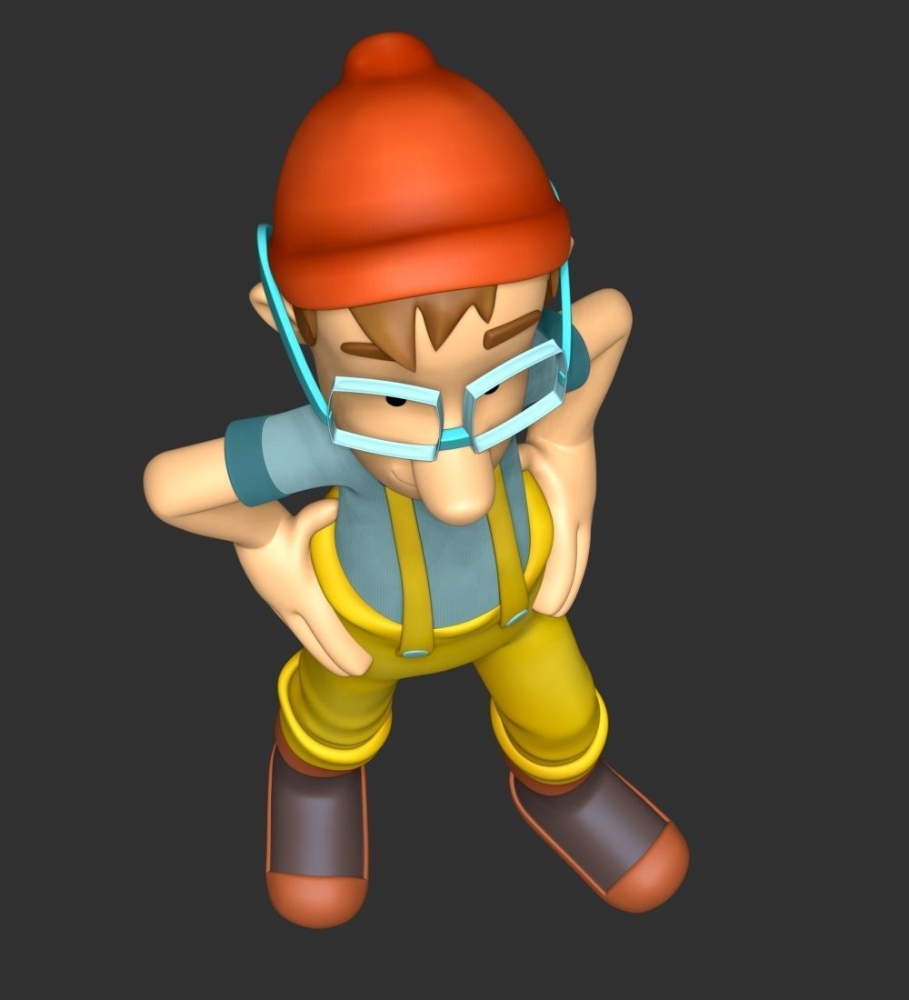 Captain Turbot 3D print model_8