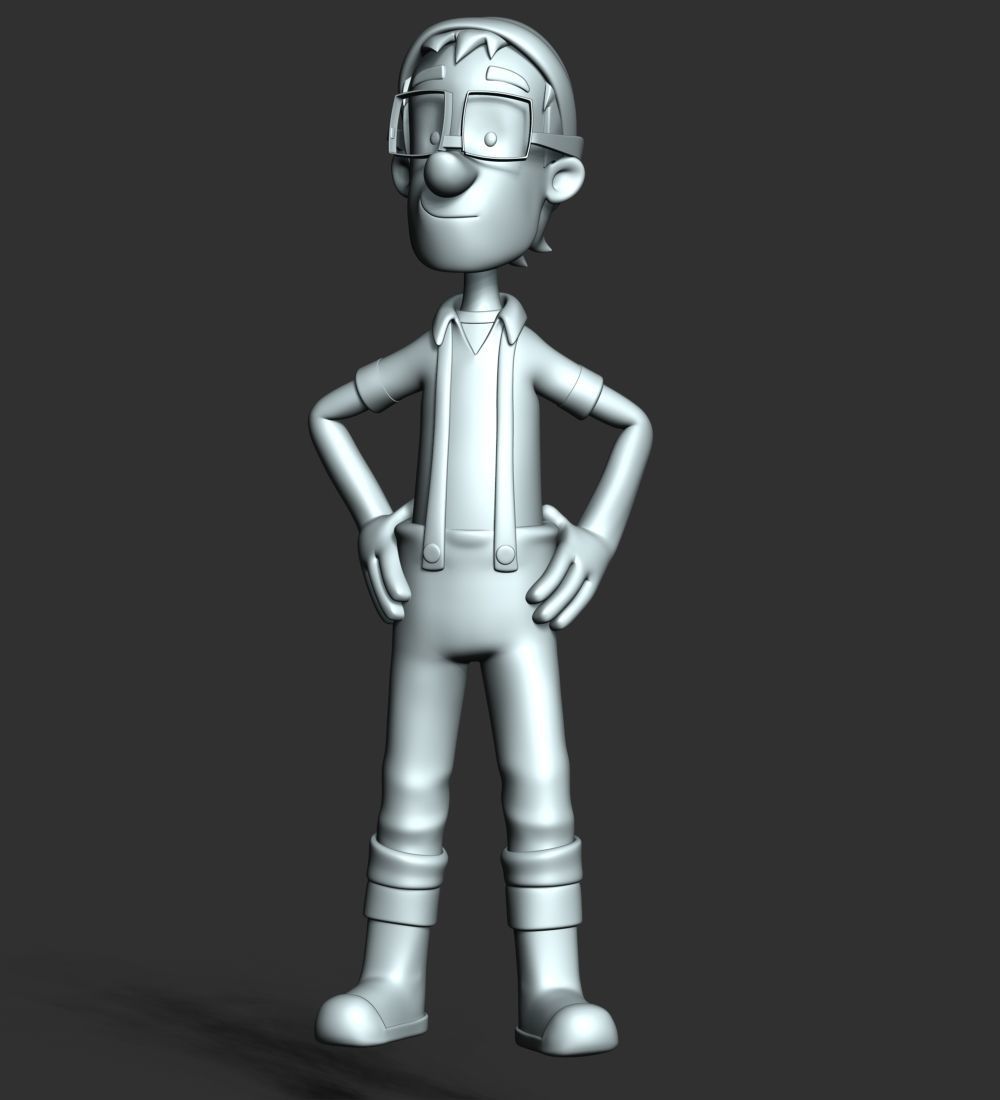 Captain Turbot 3D print model_10