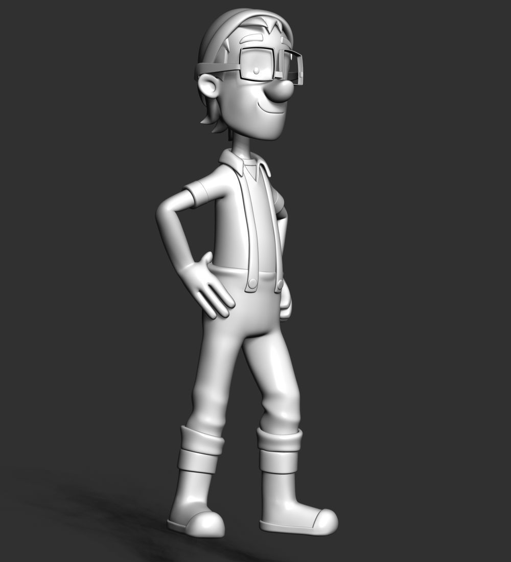 Captain Turbot 3D print model_11