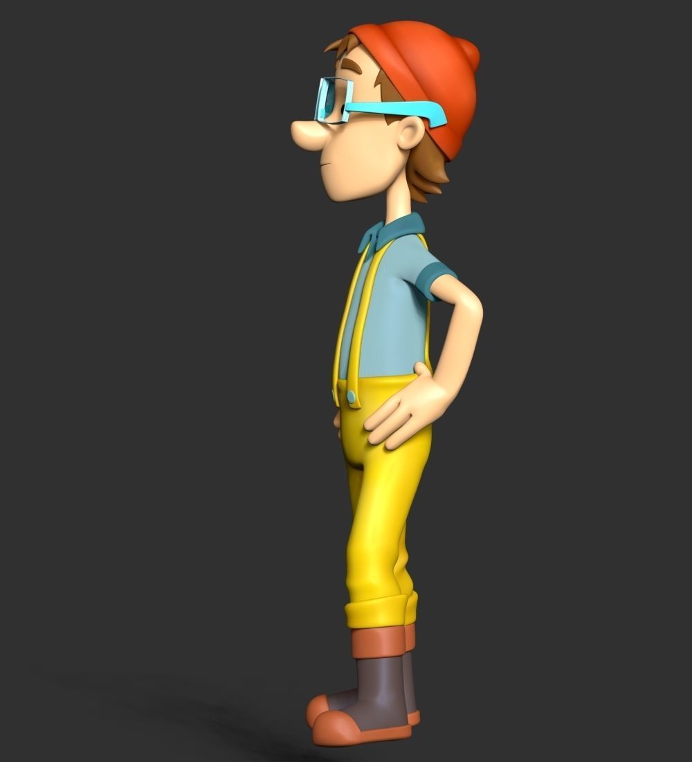 Captain Turbot 3D print model_6