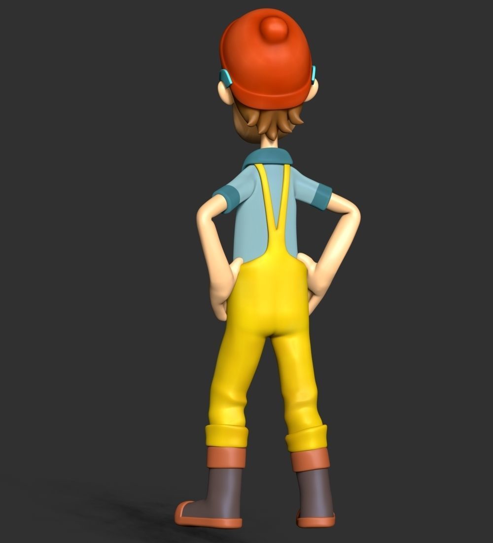 Captain Turbot 3D print model_7