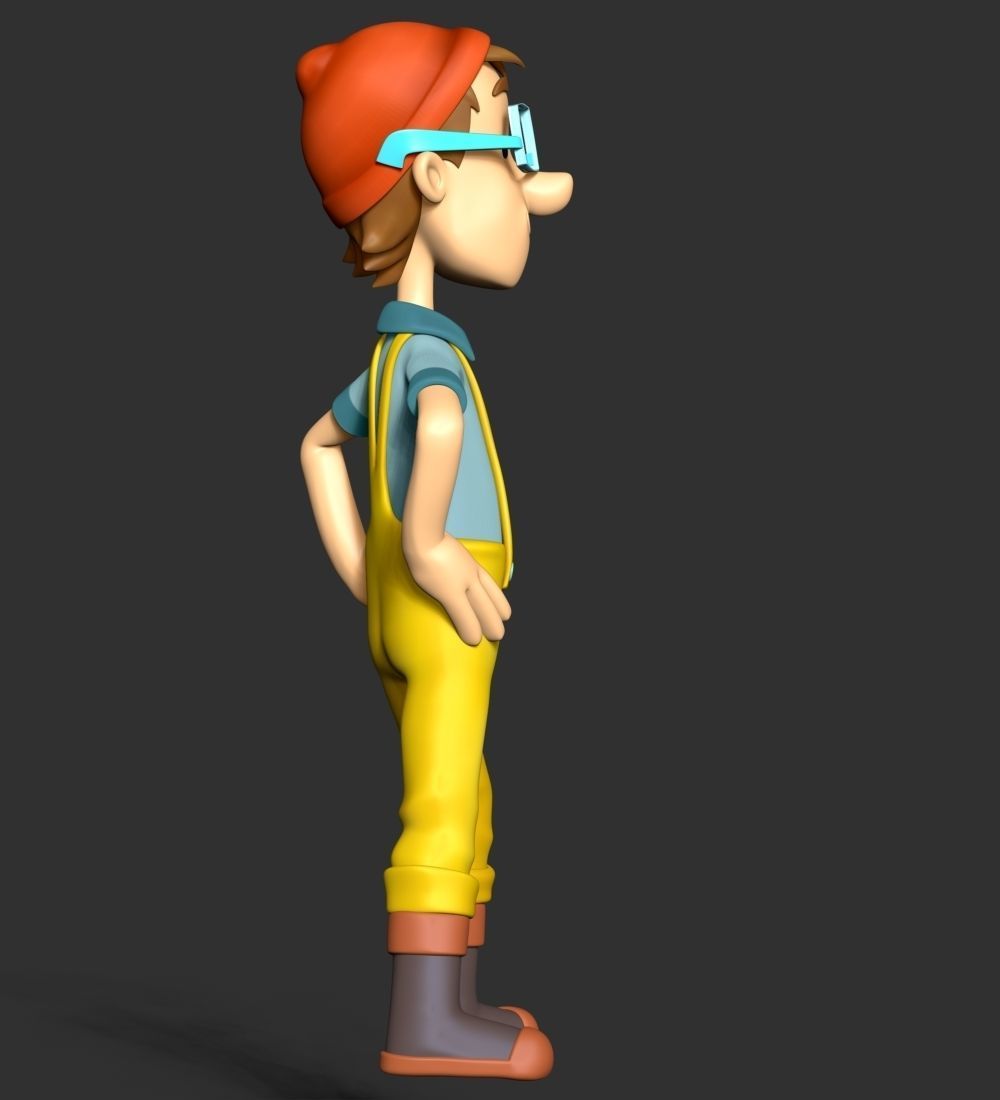 Captain Turbot 3D print model_5