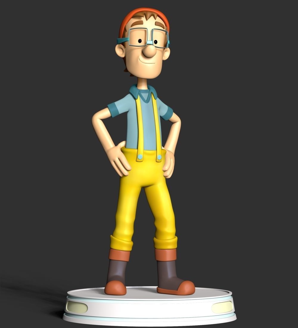 Captain Turbot 3D print model_1