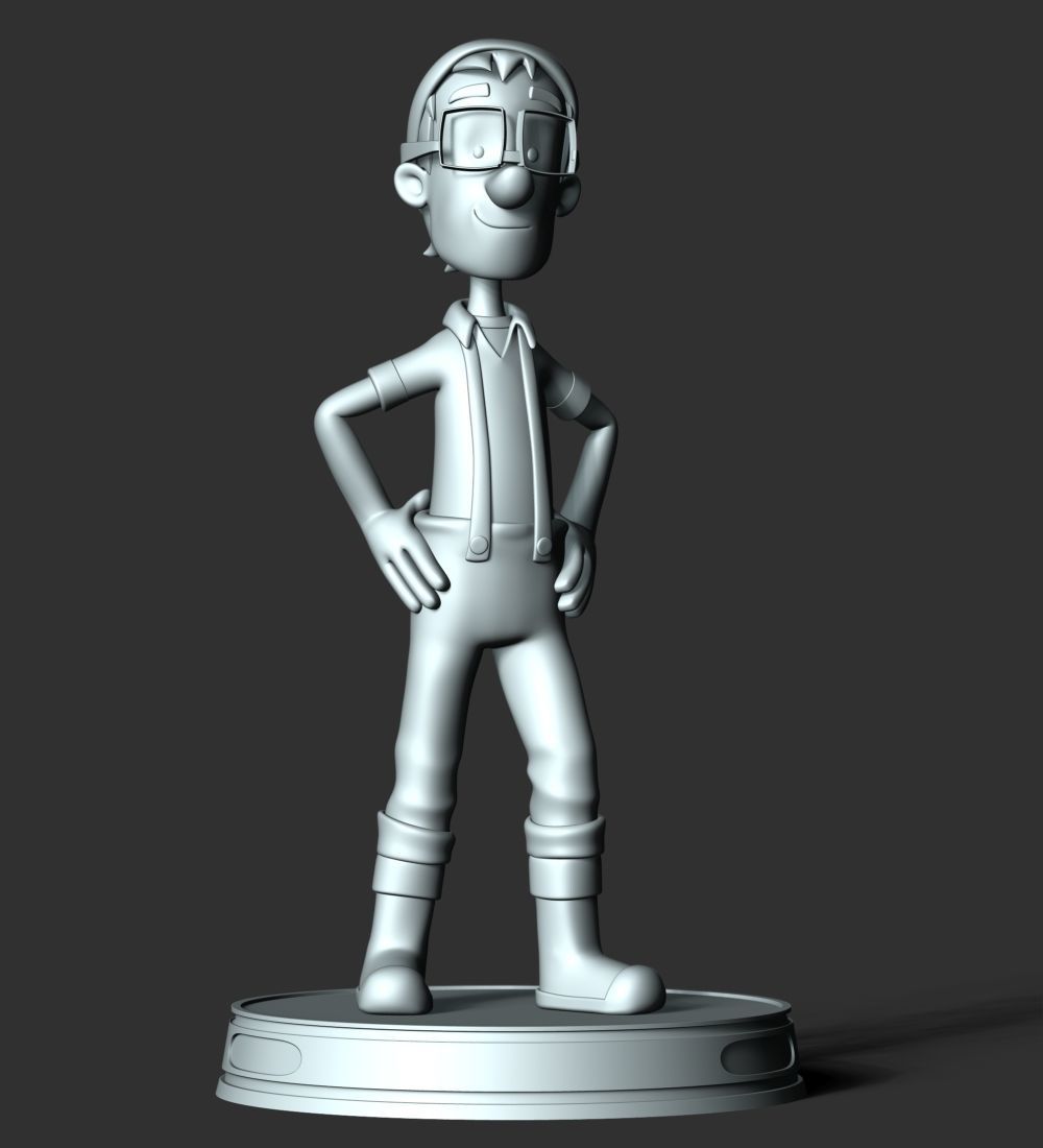 Captain Turbot 3D print model_3