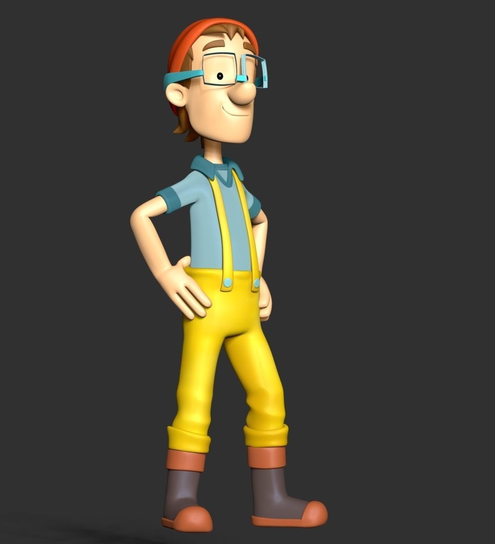 Captain Turbot 3D print model_4