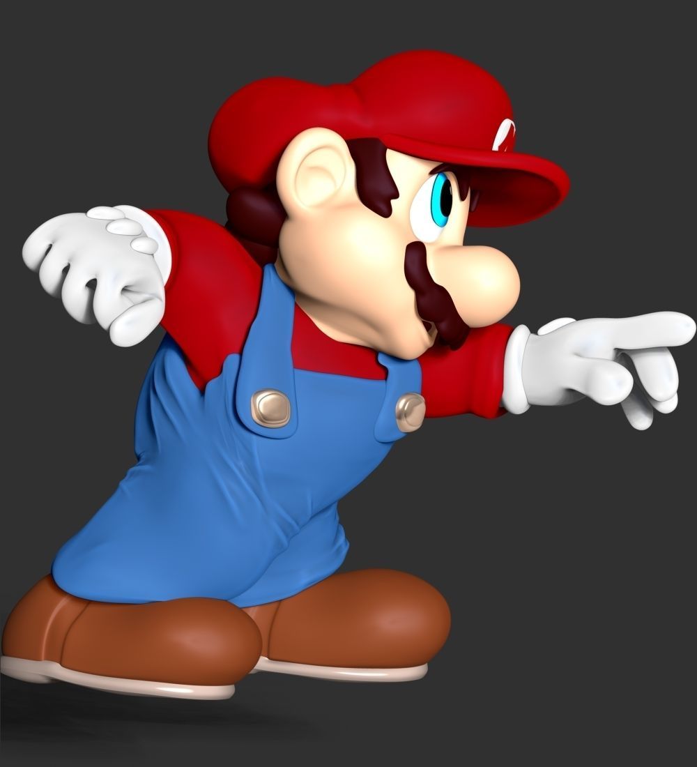 The Super Mario  3D print model_3