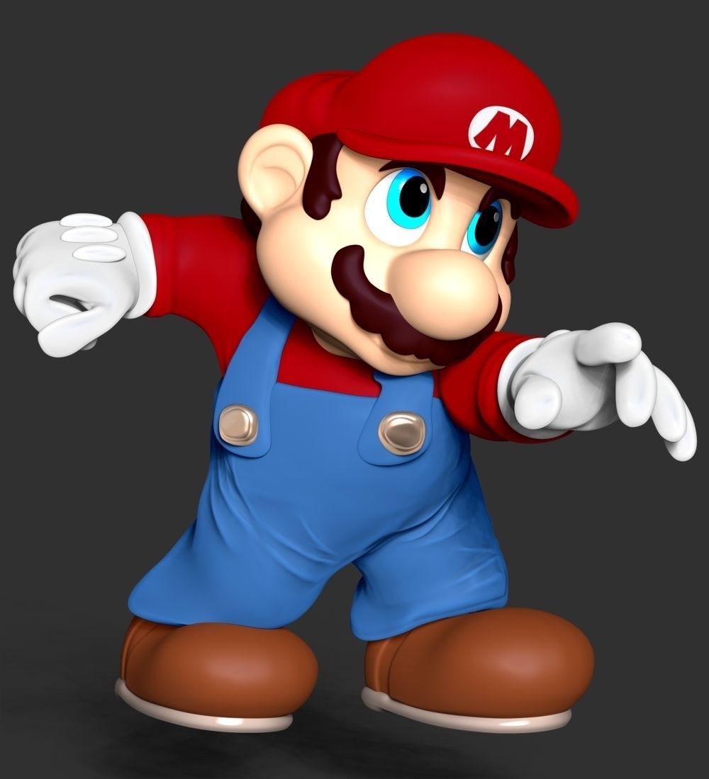 The Super Mario  3D print model_2