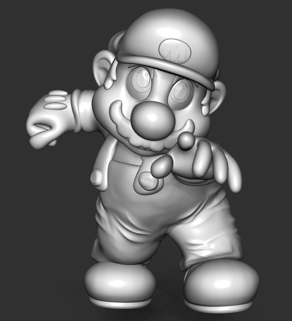 The Super Mario  3D print model_4