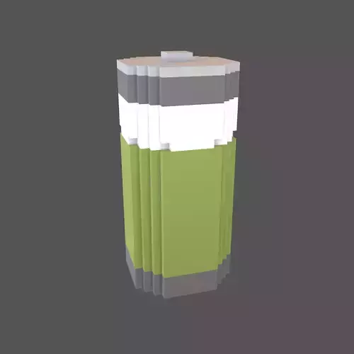 Voxel Battery Symbol v1 002