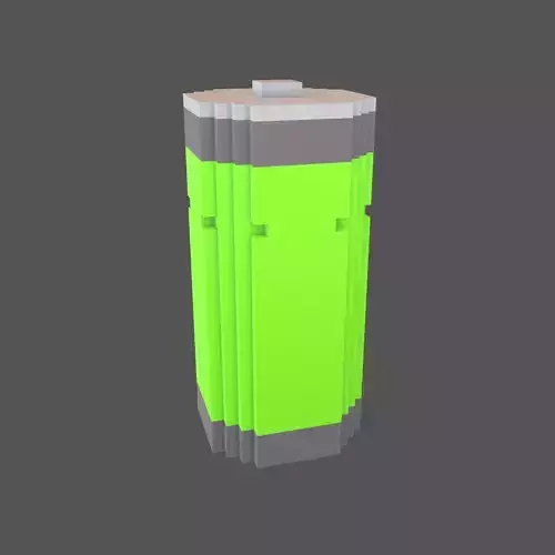 Voxel Battery Symbol v1 005