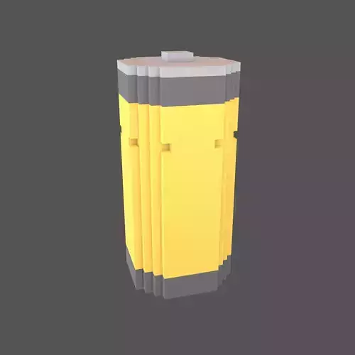 Voxel Battery Symbol v1 009