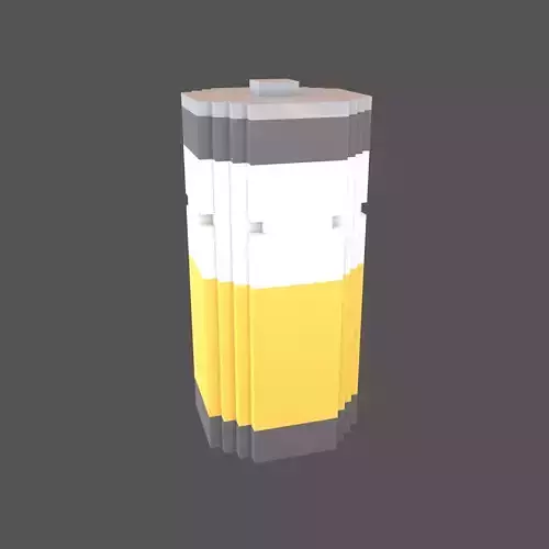 Voxel Battery Symbol v1 011