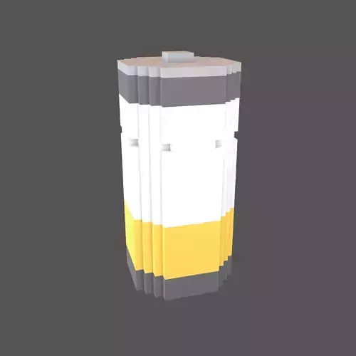 Voxel Battery Symbol v1 012