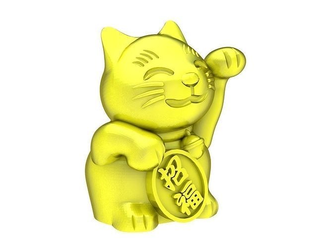6208 Hello Cat Pendant 3D print model