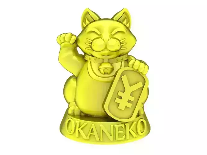 6209 Japanese Hello Cat  3D print model