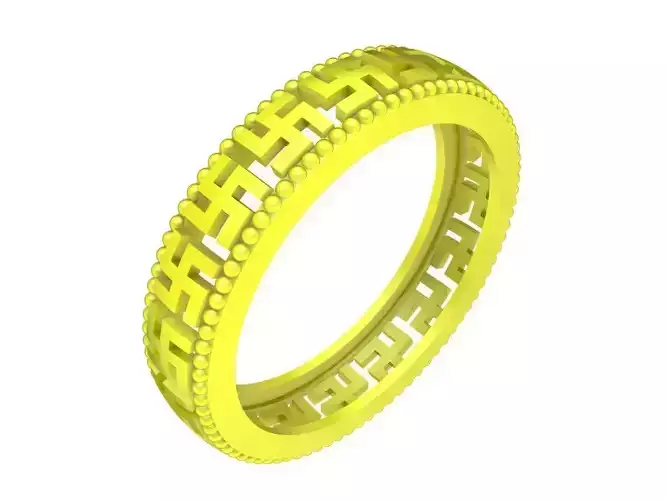 6211 Buddha Symbol Ring