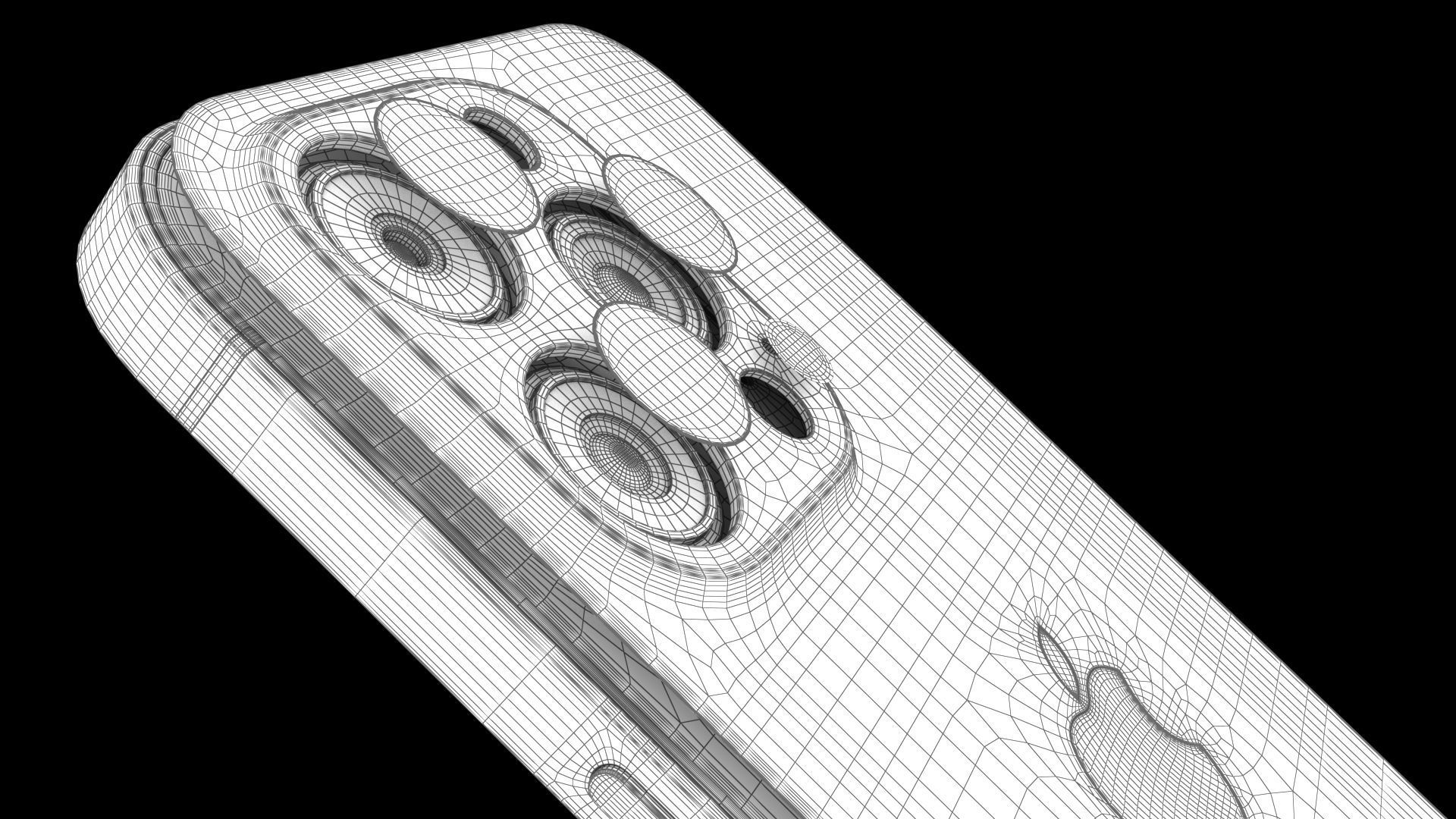 Apple iPhone 15 Pro All Color Low-poly 3D model_60