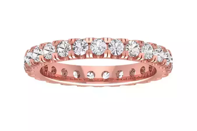 Full Eternity Diamond Band Ring 3D print model