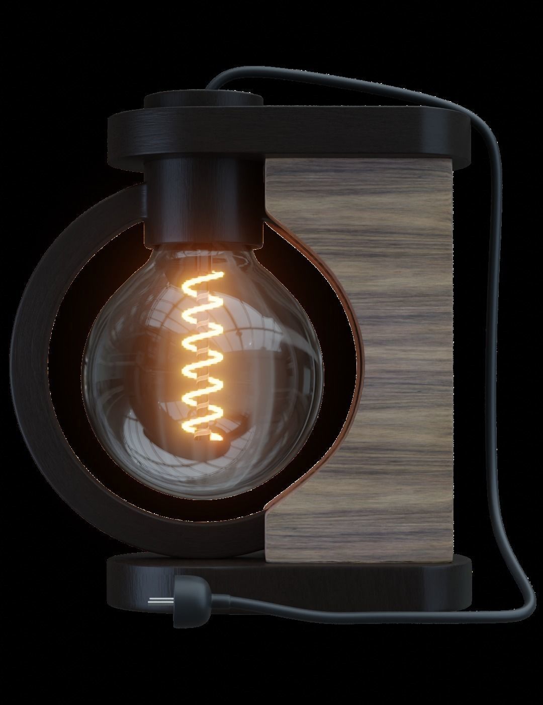 WoodLamp LN-1 3D model_2