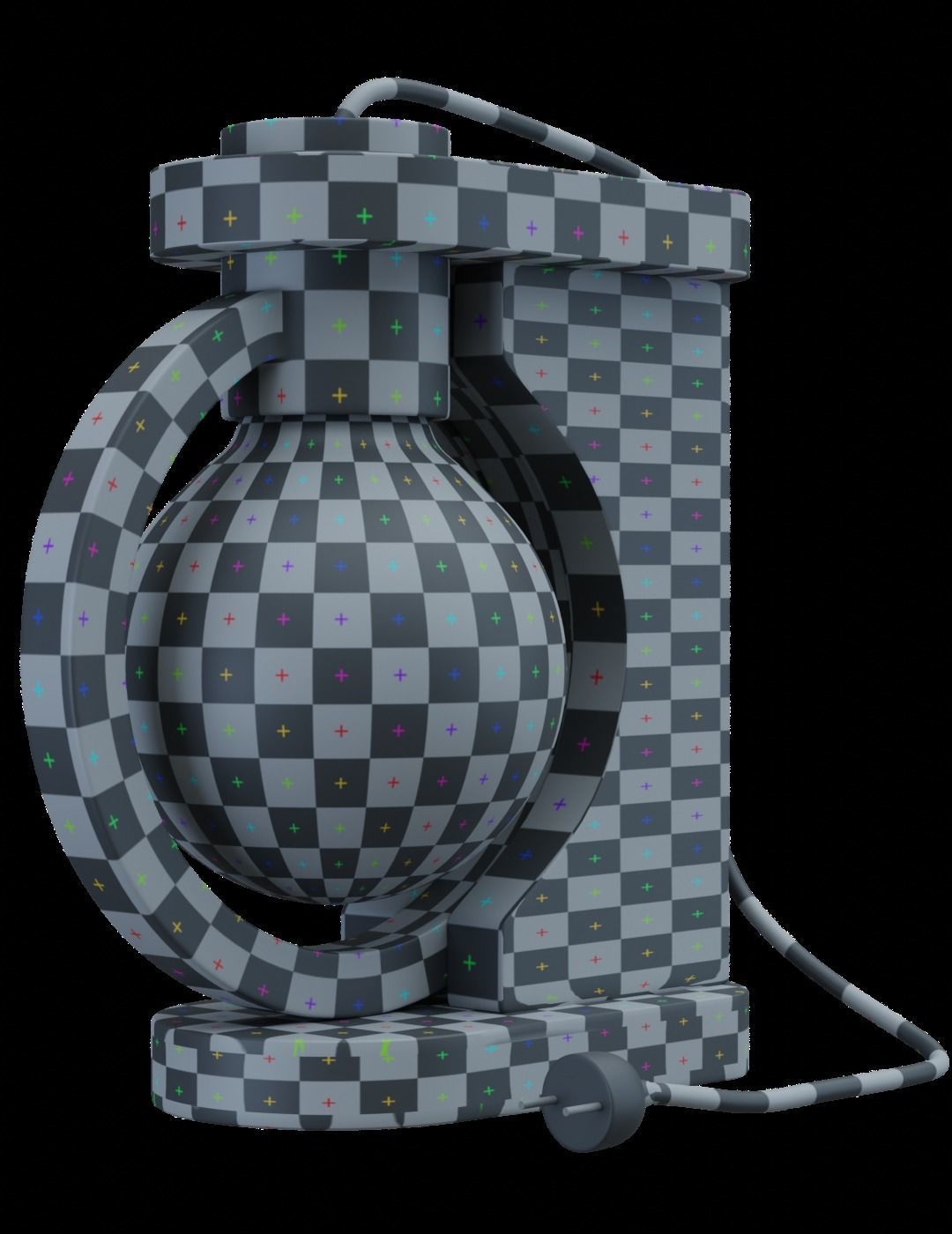 WoodLamp LN-1 3D model_4