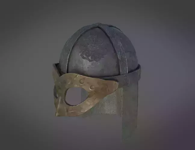 PBR viking helmet