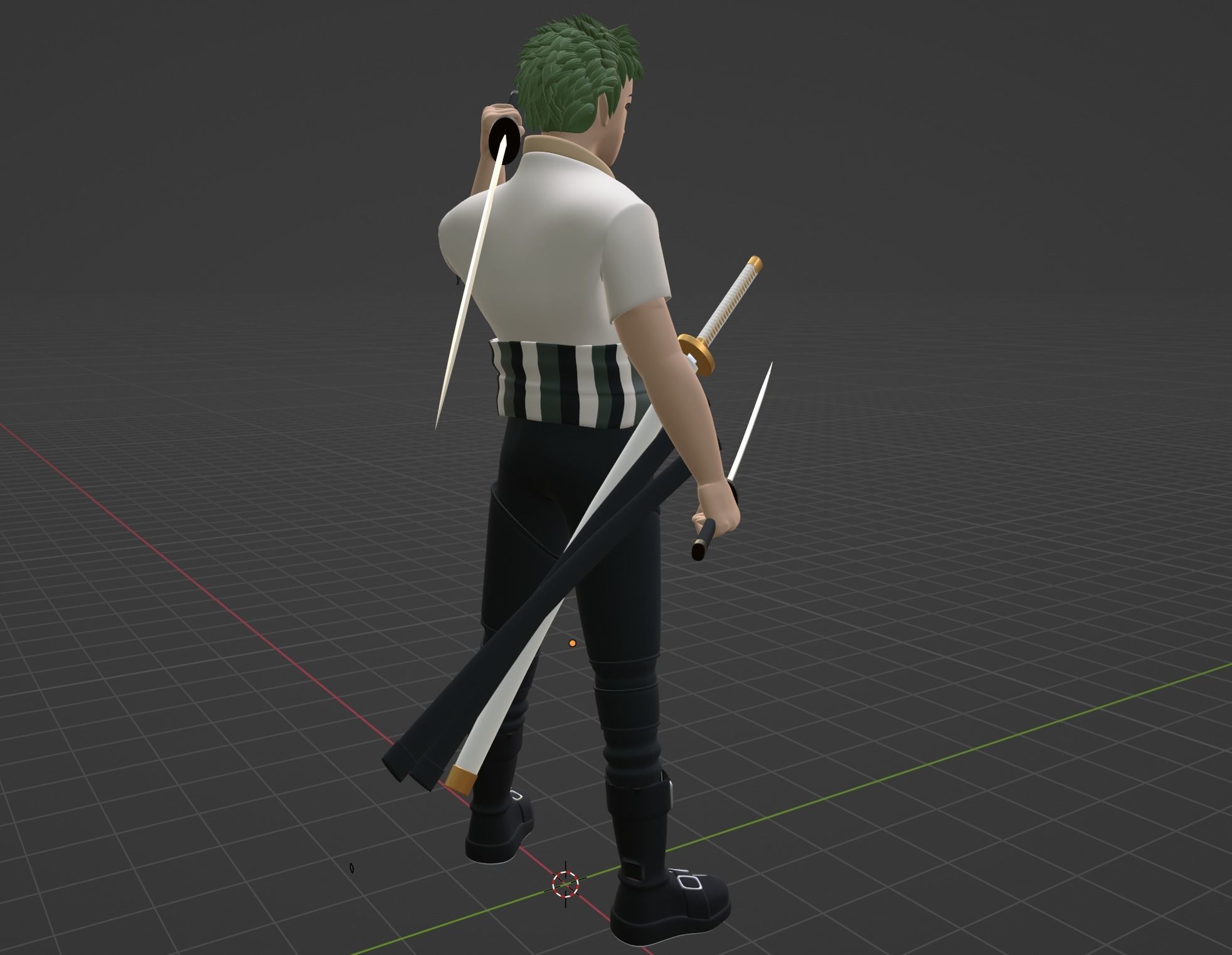 Zoro - One Piece Netflix Live Action 3D model_6