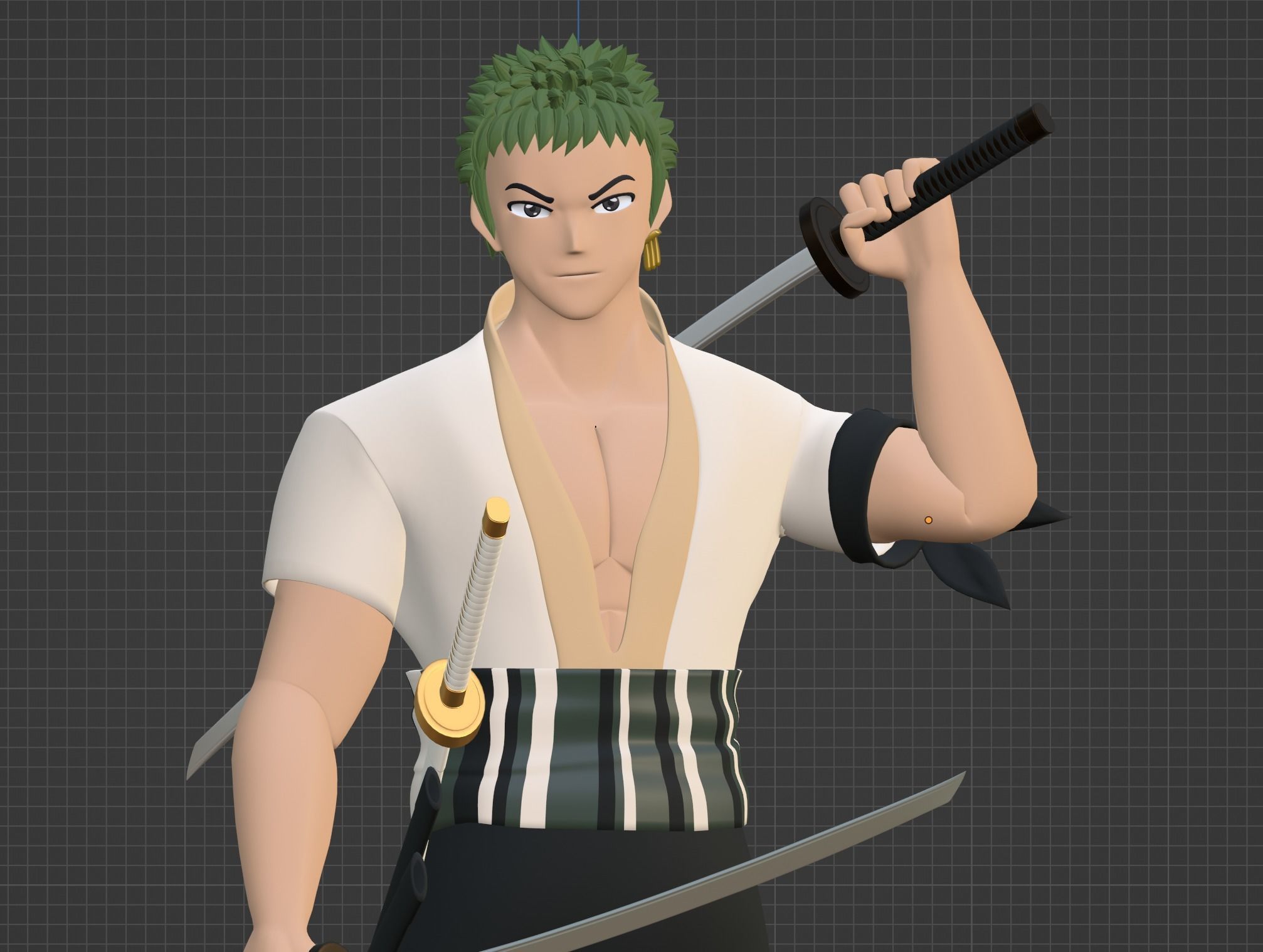 Zoro - One Piece Netflix Live Action 3D model_8