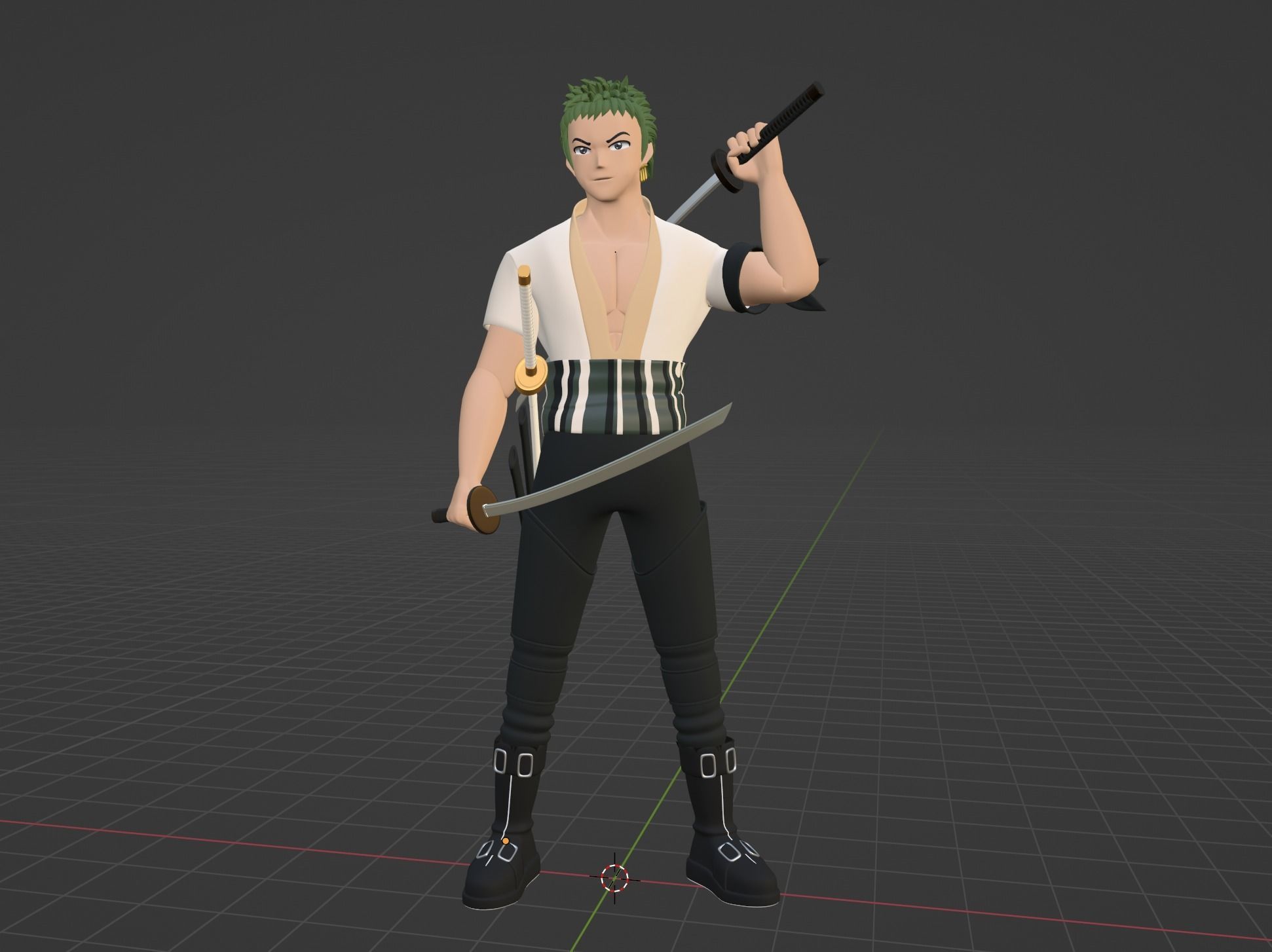 Zoro - One Piece Netflix Live Action 3D model_4