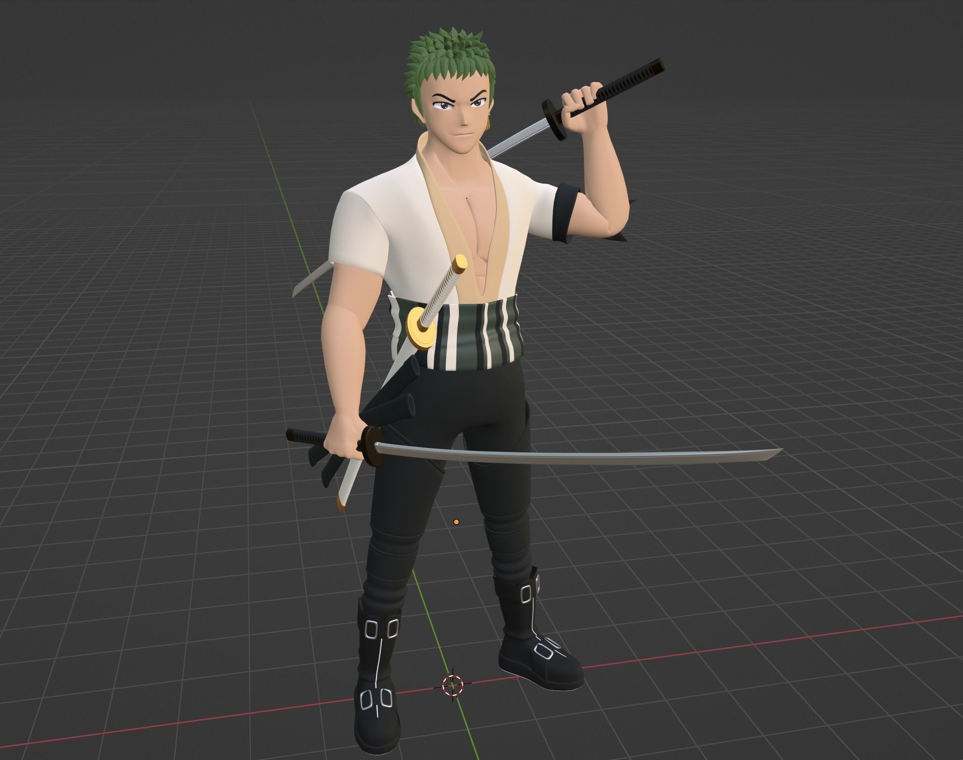 Zoro - One Piece Netflix Live Action 3D model_5