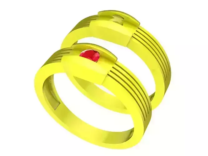 6227 korean wedding ring 