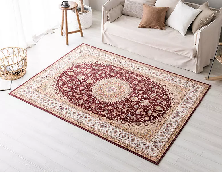 Arabesque Royal Persian Carpet Rug 3D model_0