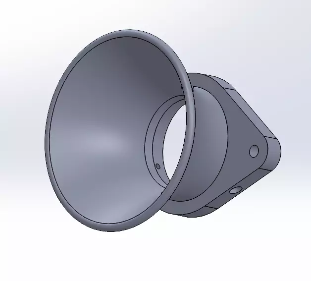 carburetor air horn 50mm 3D print model