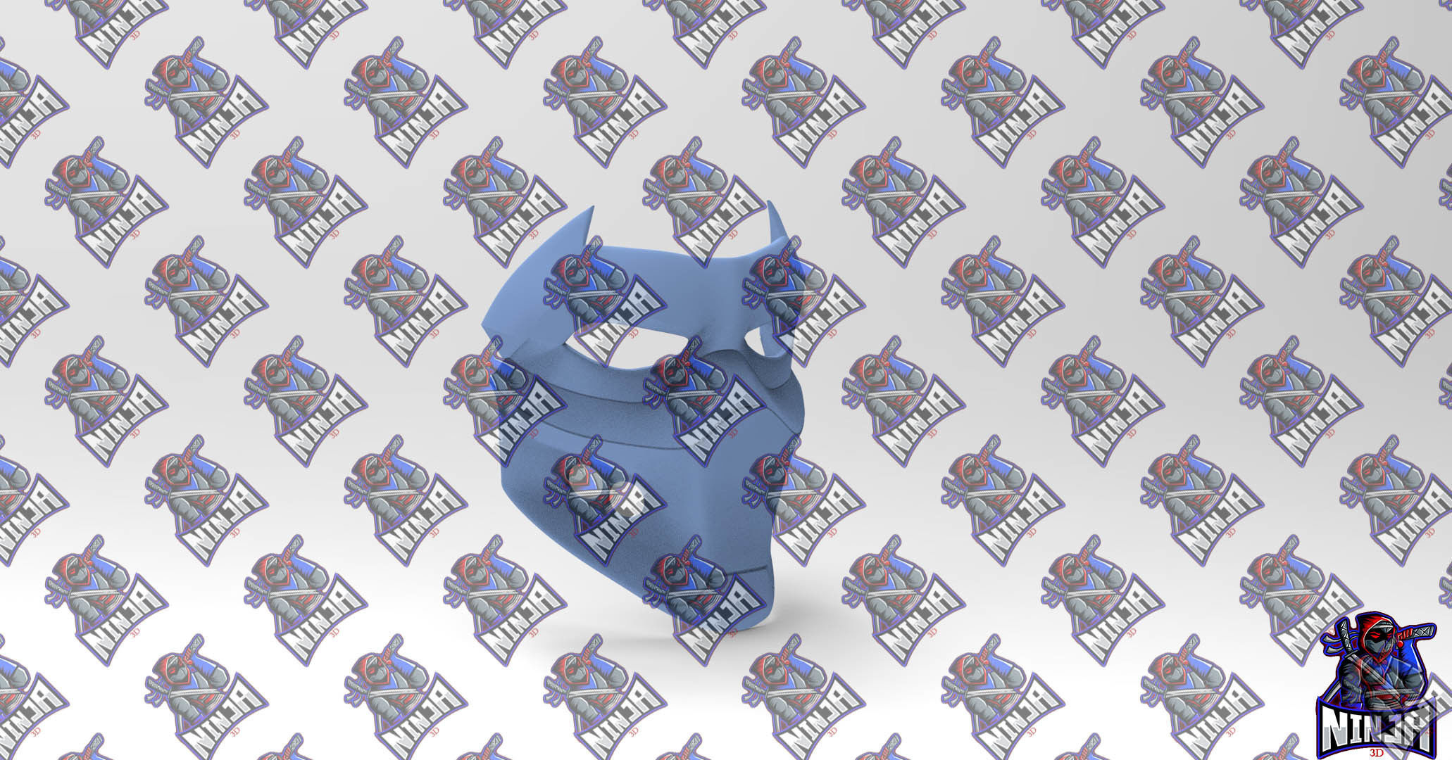 Red Hood Mask for 3d printing 3D model_1