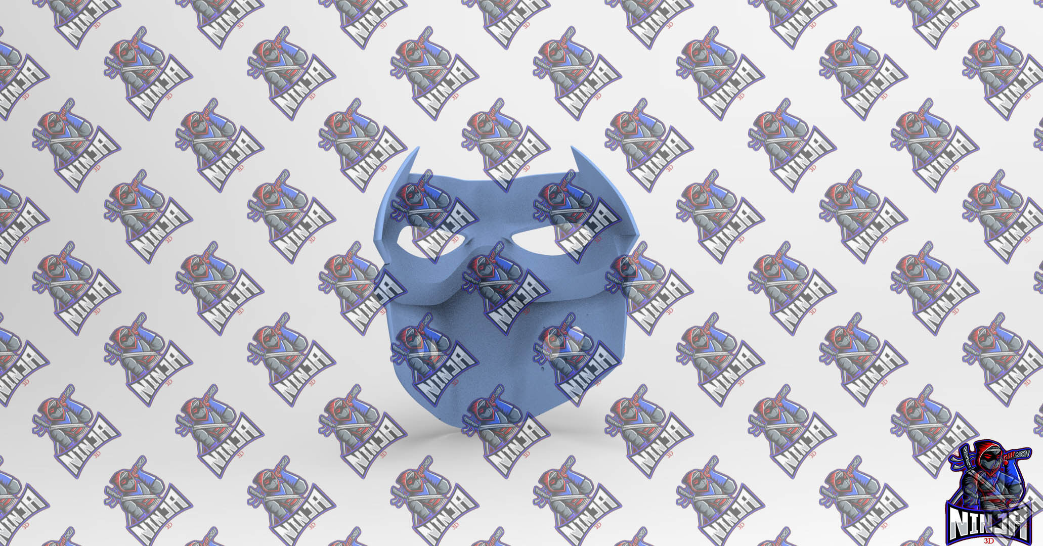 Red Hood Mask for 3d printing 3D model_4