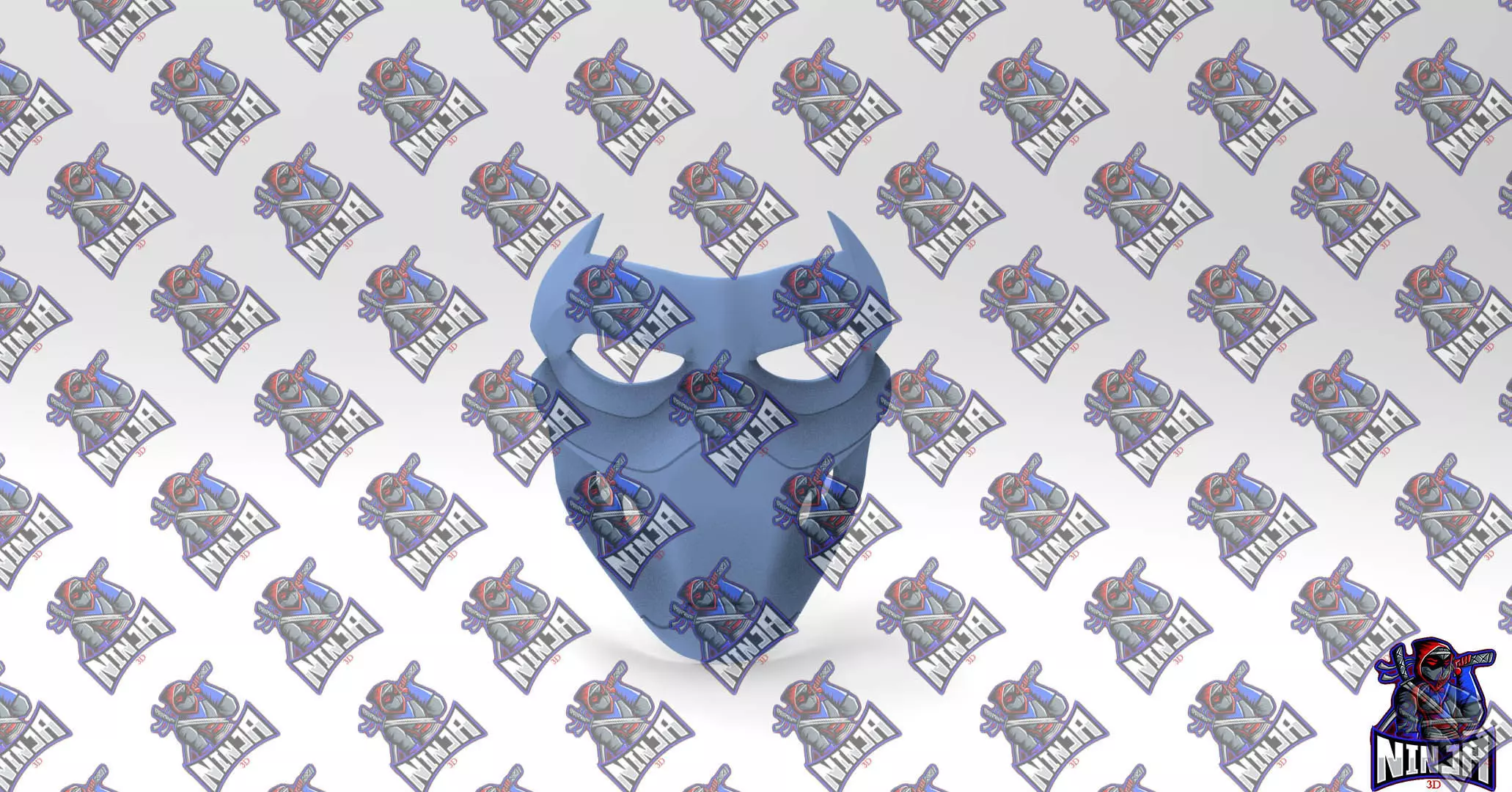 Red Hood Mask for 3d printing 3D model_0