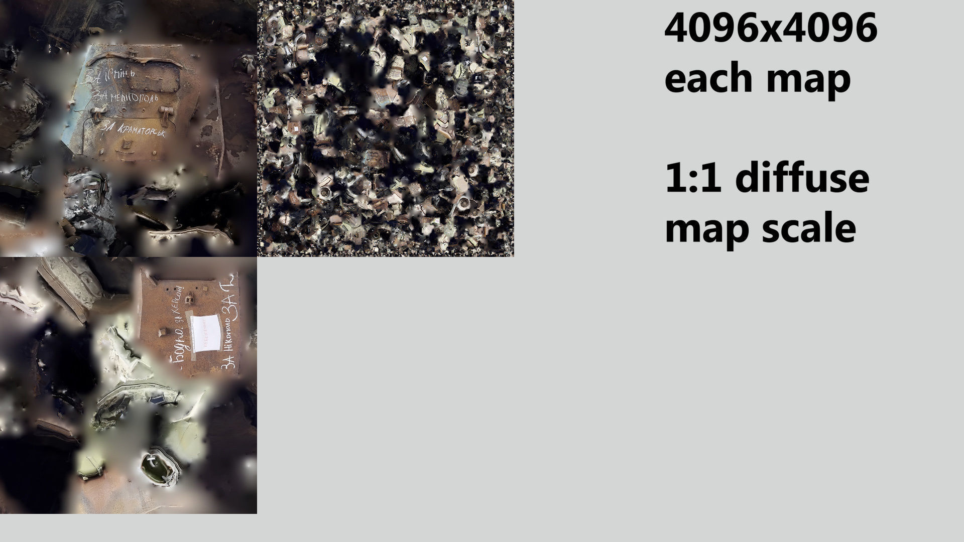 Destroyed 2S19 Msta 152 mm self-propelled howitzer 3D model_6