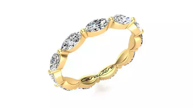 Eternity Band With Marquise Stones
