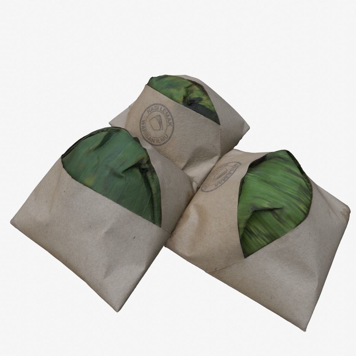 NASI LEMAK 3D model_5