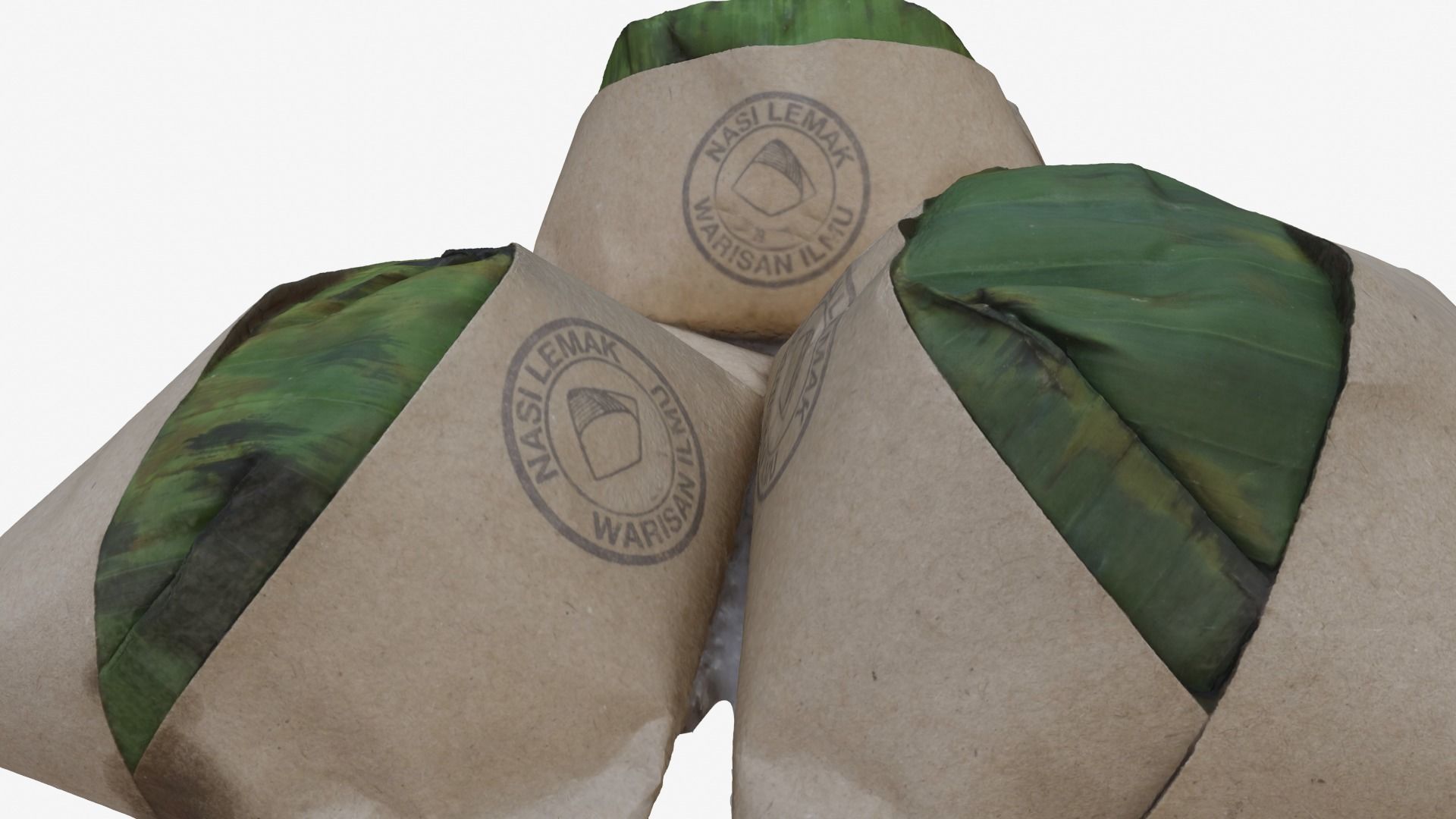 NASI LEMAK 3D model_2