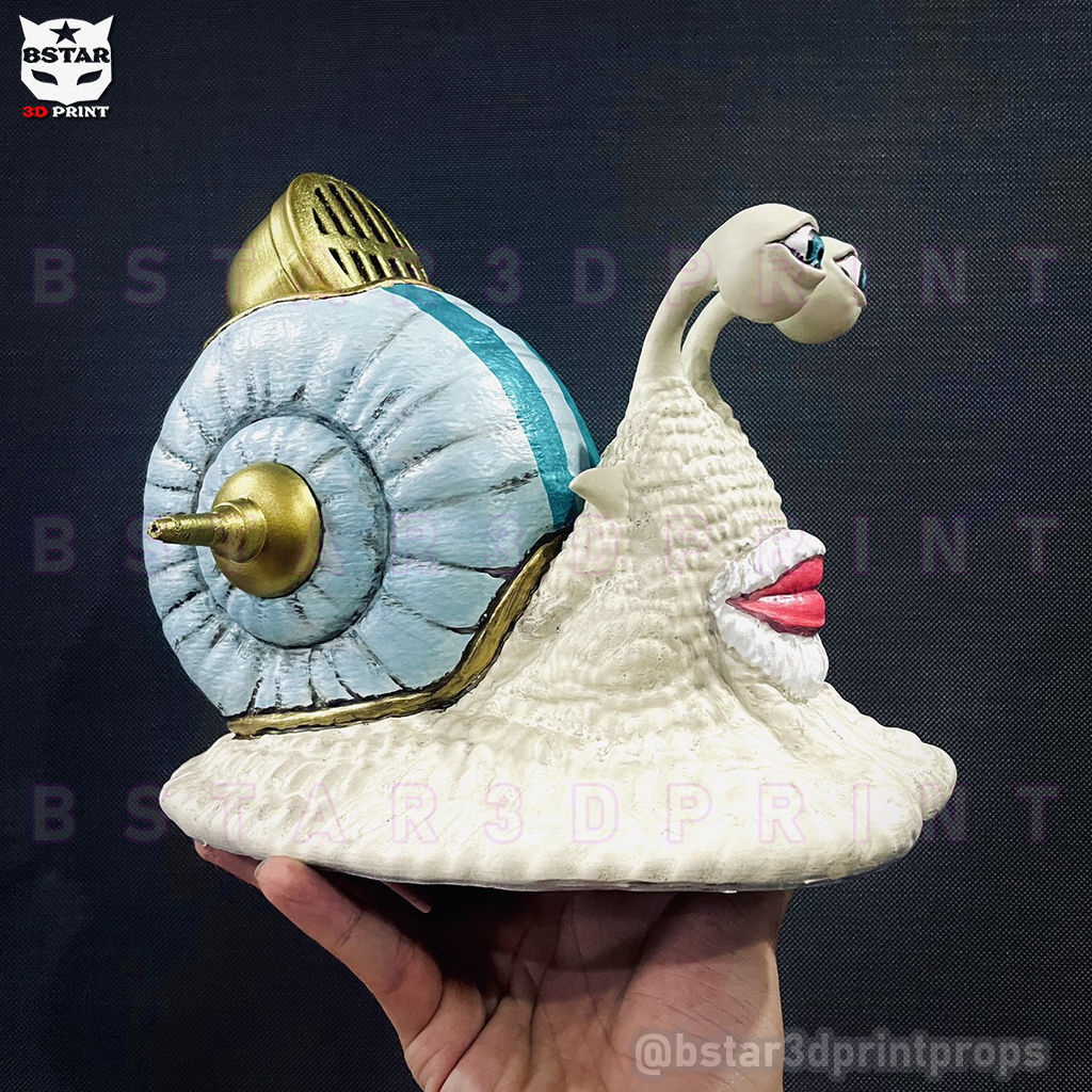 One Piece LA - Den Den Mushi - Transponder Snail High Quality 3D print model_7
