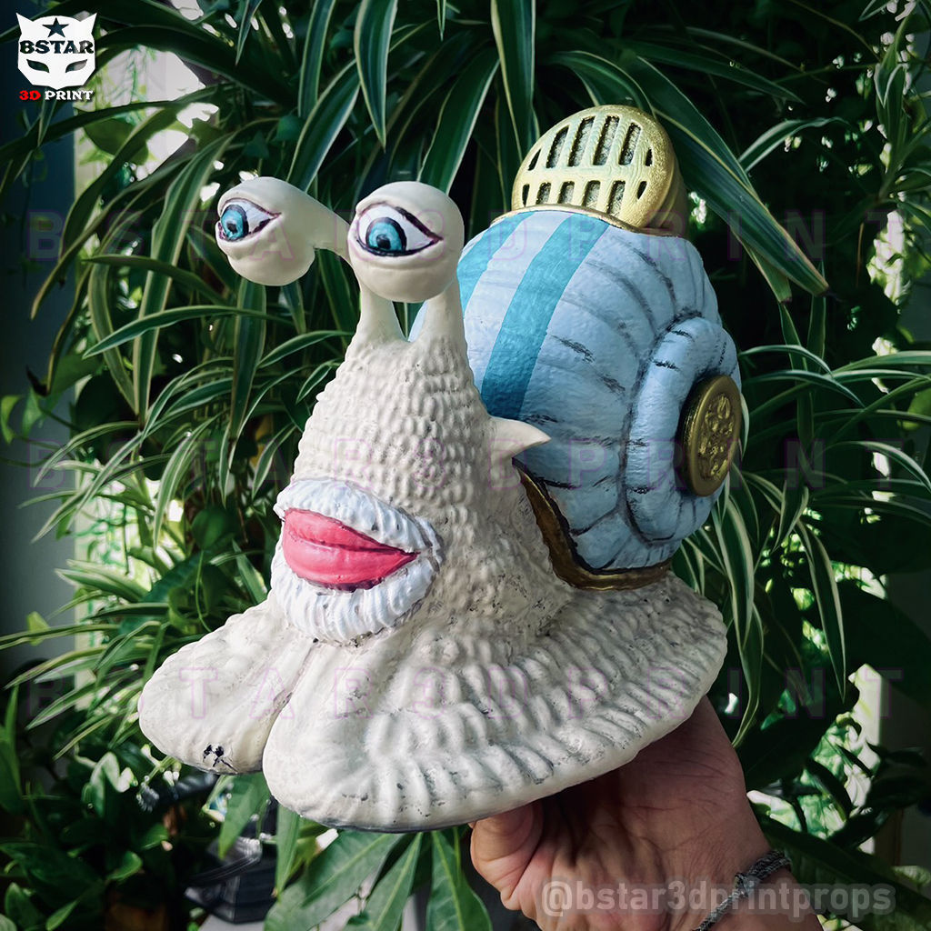 One Piece LA - Den Den Mushi - Transponder Snail High Quality 3D print model_9