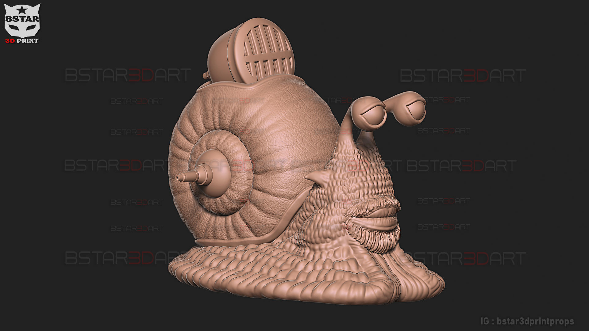 One Piece LA - Den Den Mushi - Transponder Snail High Quality 3D print model_32