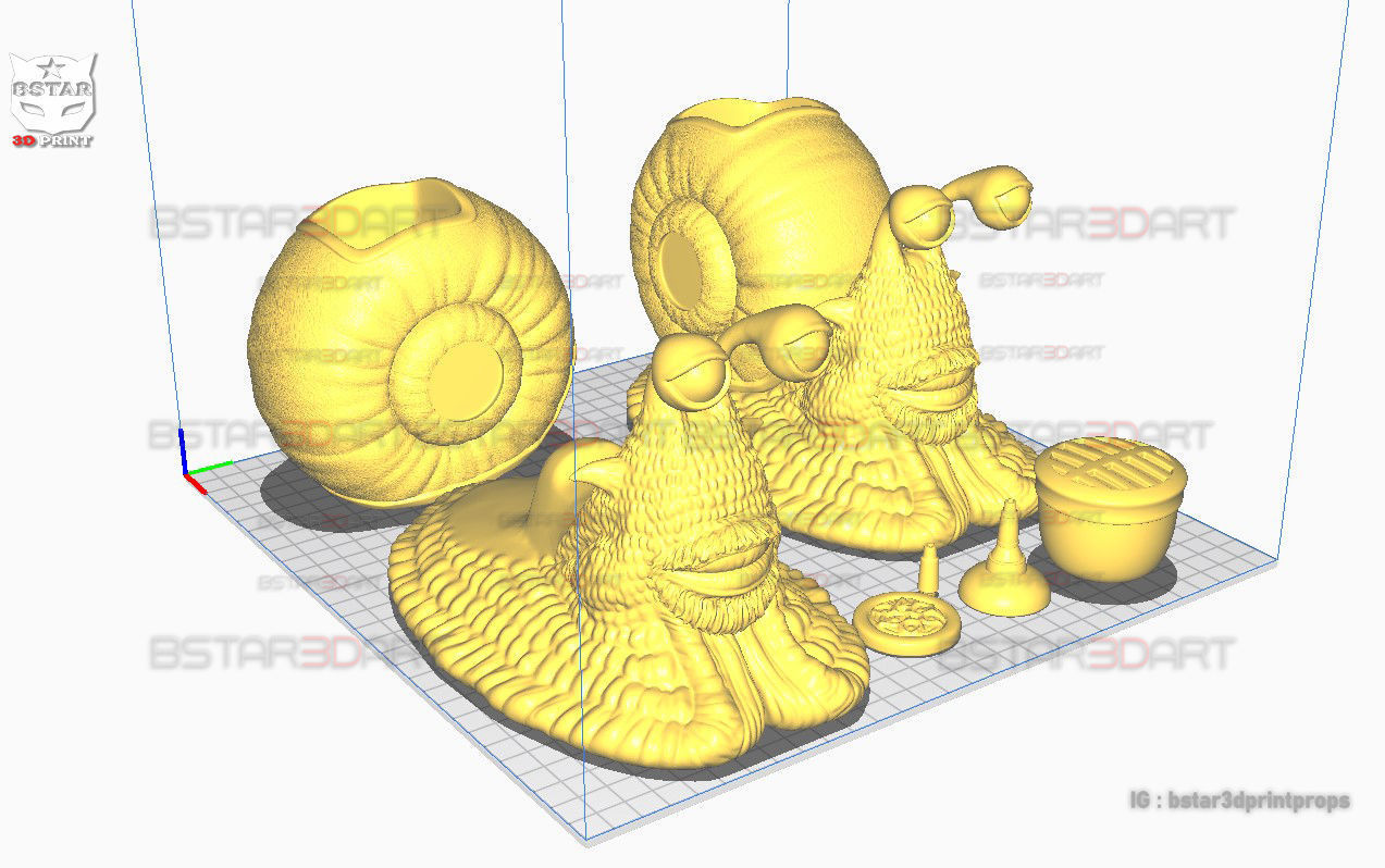One Piece LA - Den Den Mushi - Transponder Snail High Quality 3D print model_36