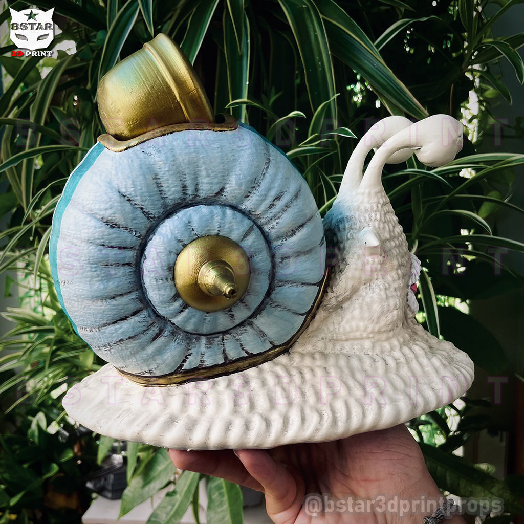 One Piece LA - Den Den Mushi - Transponder Snail High Quality 3D print model_6