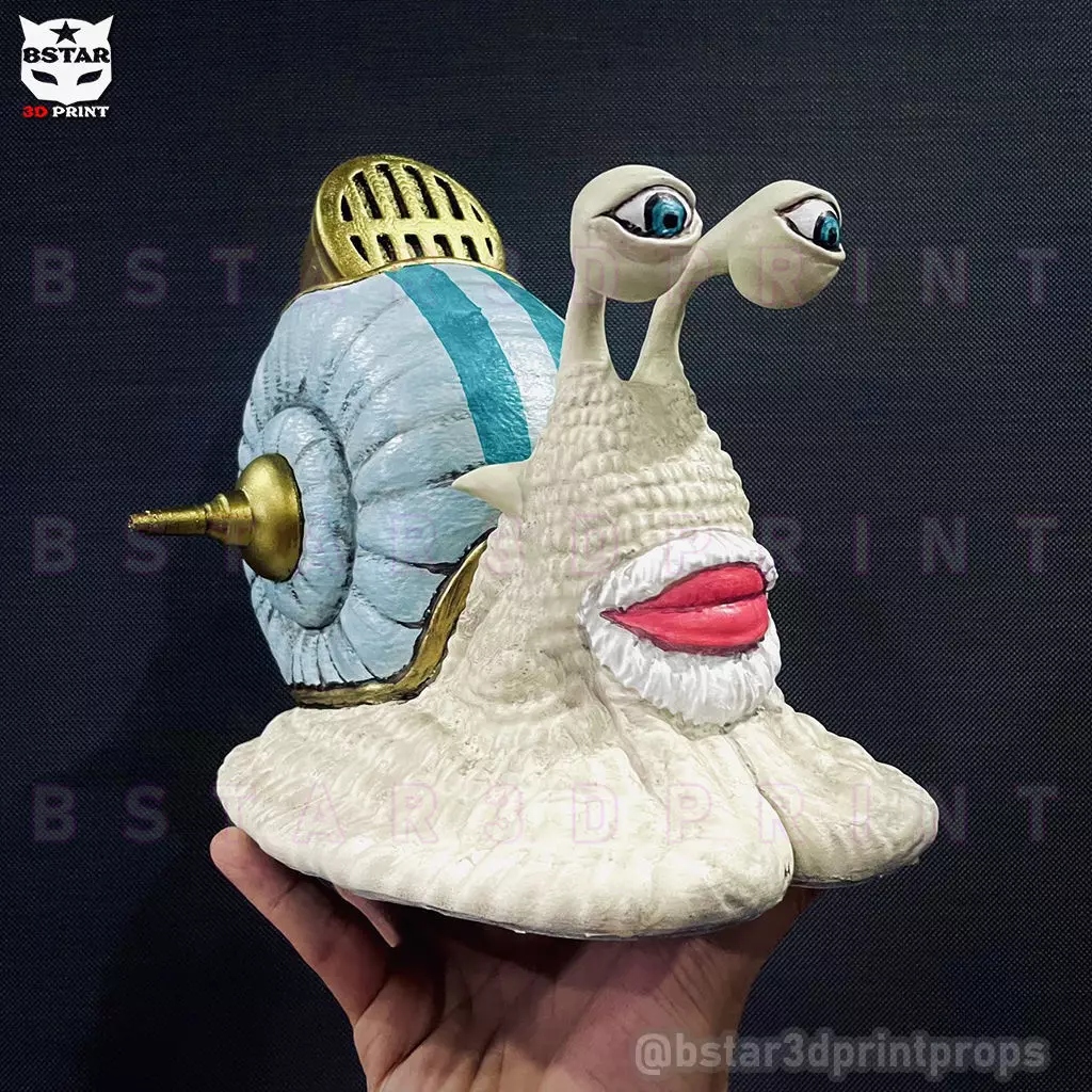 One Piece LA - Den Den Mushi - Transponder Snail High Quality 3D print model_0