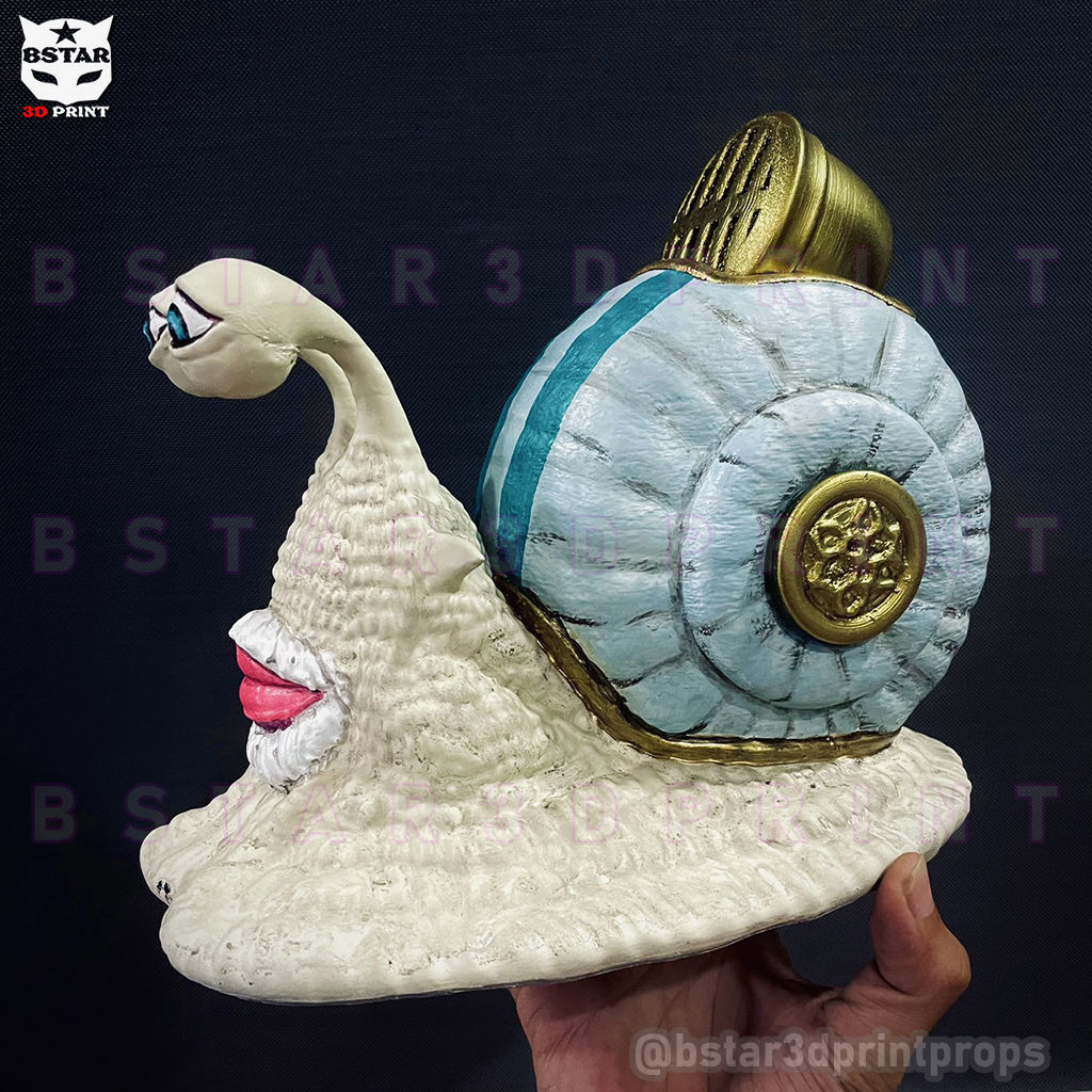 One Piece LA - Den Den Mushi - Transponder Snail High Quality 3D print model_8